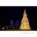 Золото светодиодная рождественская елка
